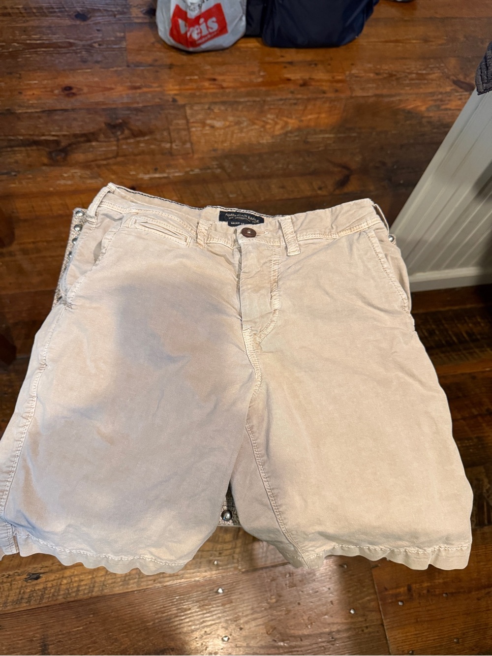 American Eagle Outfitters Light Beige Girls' Casual Shorts